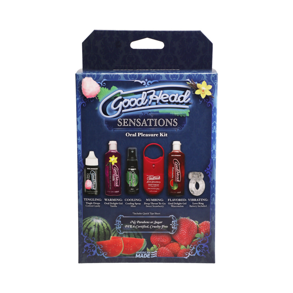 DOC JOHNSON - GOODHEAD - KIT SENSACIONES - 6 UNIDADES