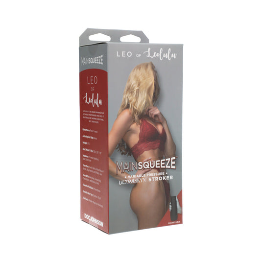 MAIN SQUEEZE - LEO OF LEOLULU  -  ULTRASKYN STROKER - PUSSY VANILLA