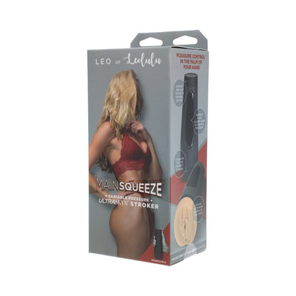 MAIN SQUEEZE - LEO OF LEOLULU  -  ULTRASKYN STROKER - PUSSY VANILLA