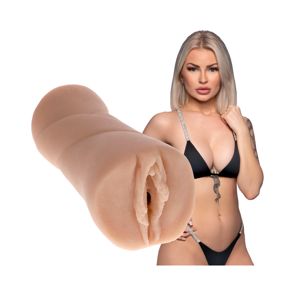DOC JOHNSON - SIGNATURE STROKERS - GIRLS OF SOCIAL MEDIA - @LAYNA.ME - ULTRASKYN POCKET PUSSY VANILLA