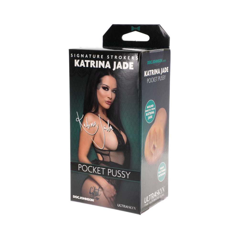 DOC JOHNSON - SIGNATURE STROKERS - KATRINA JADE - ULTRASKYN POCKET PUSSY VANILLA