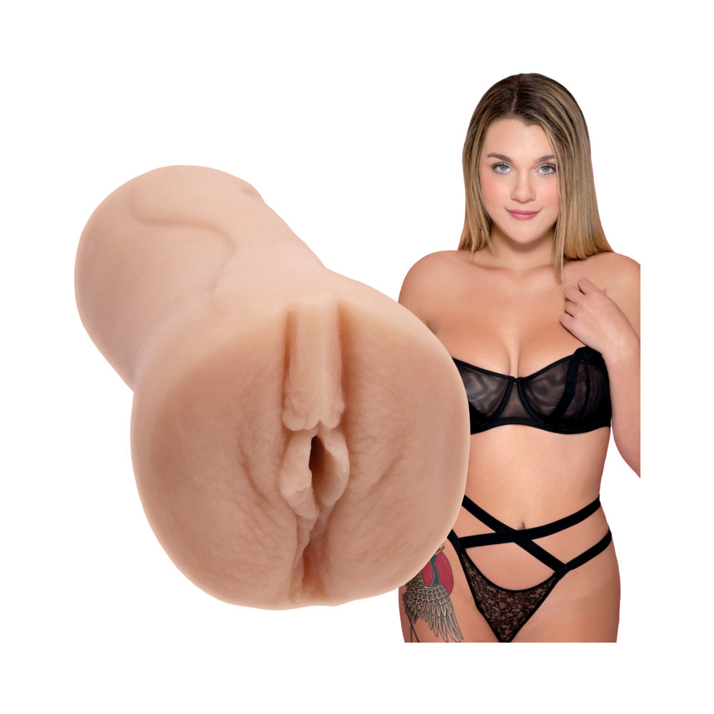 DOC JOHNSON - SIGNATURE STROKERS - GABBIE CARTER - COÑO DE BOLSILLO ULTRASKYN VAINILLA