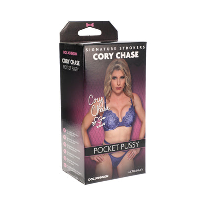 DOC JOHNSON - SIGNATURE STROKERS - CORY CHASE ULTRASKYN COÑO DE BOLSILLO VAINILLA