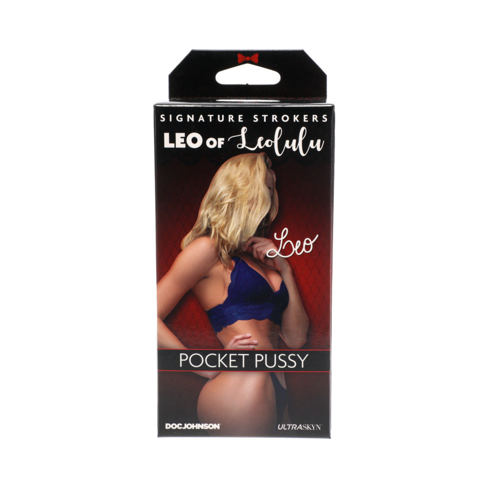 DOC JOHNSON - SIGNATURE STROKERS - LEO OF LEOLULU - ULTRASKYN POCKET PUSSY VANILLA