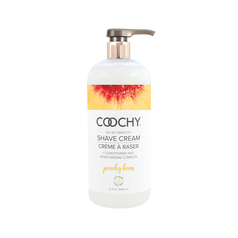 COOCHY SHAVE CREAM PEACHY KEEN 32 FL.OZ