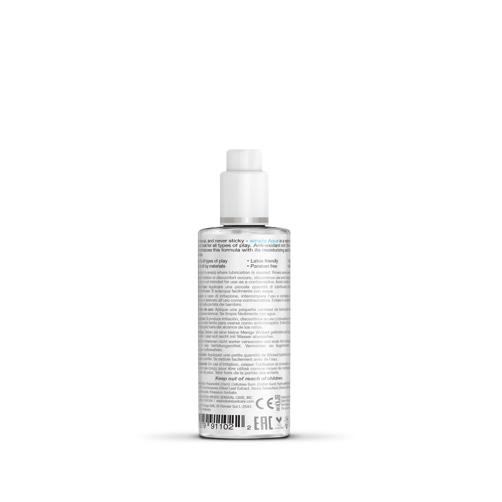 WICKED - SIMPLY AQUA WATER-BASED LUBRICANT 2.3 OZ.