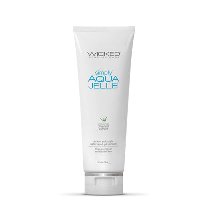 WICKED - SIMPLY AQUA JELLE WATER BASED LUBRICANT 4 OZ.