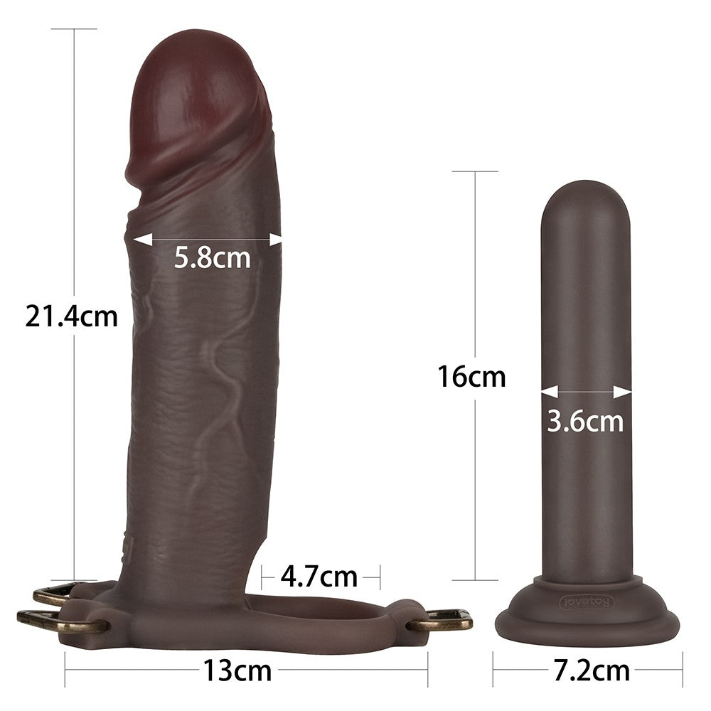 LOVETOY - INGEN 9'' ENHANCED SET L/XL/2XL (BLACK)