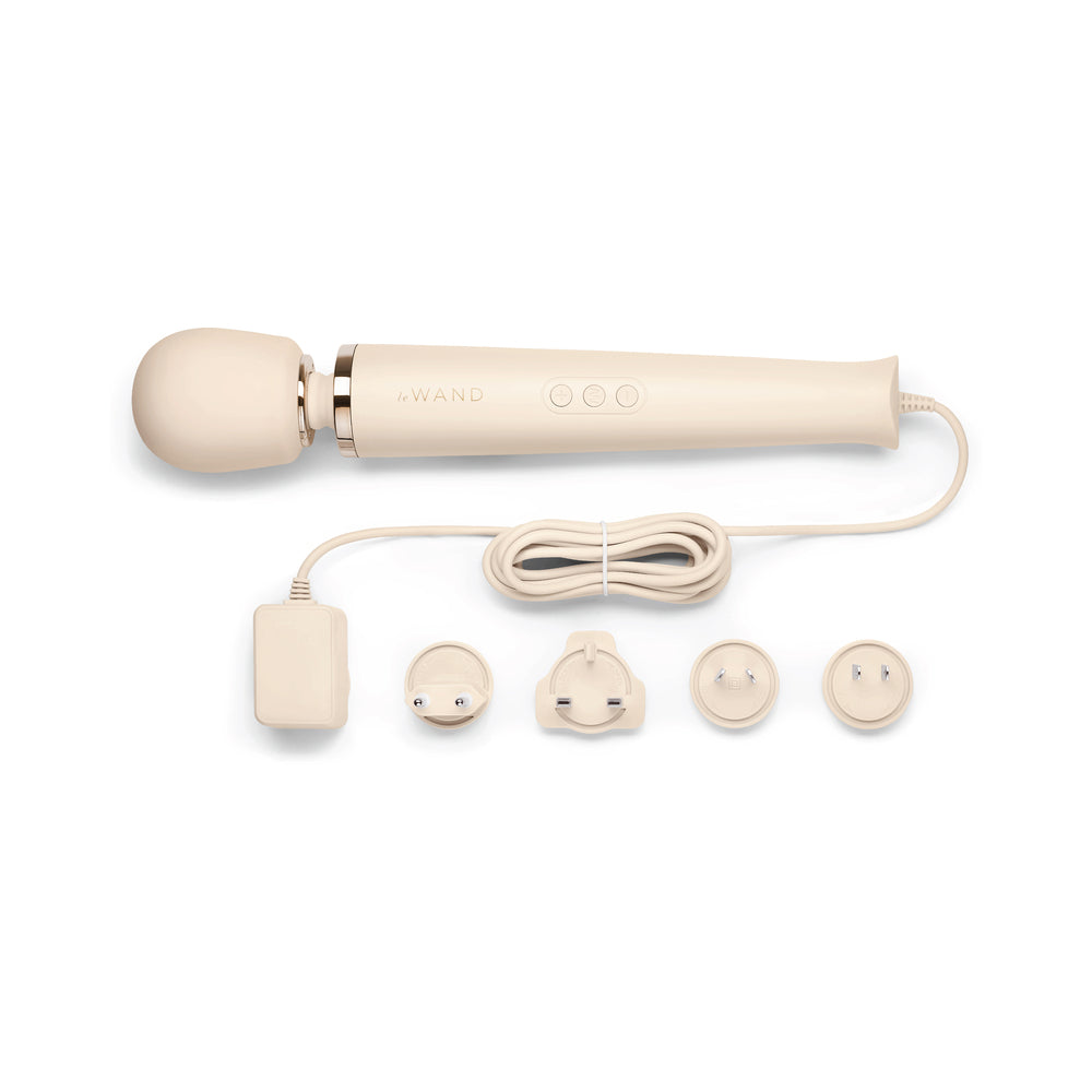 LE WAND PLUG-IN VIBRATING MASSAGER CREAM