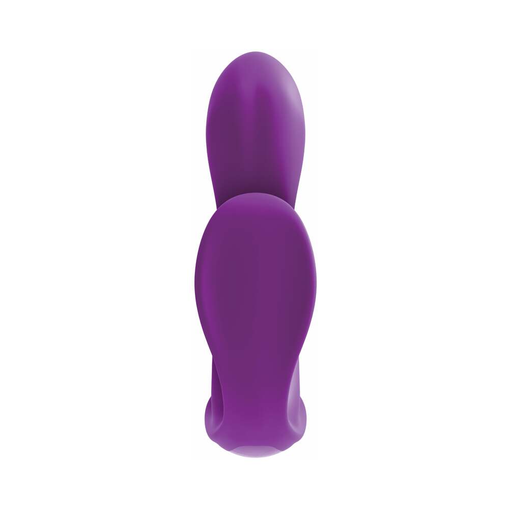 PIPEDREAM - 3SOME TOTAL ECSTASY TRIPLE STIMULATION SILICONE VIBRATOR PURPLE