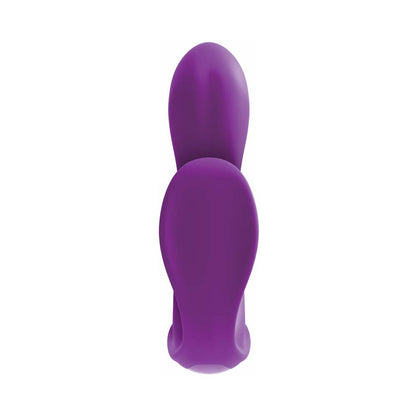 PIPEDREAM - 3SOME TOTAL ECSTASY TRIPLE STIMULATION SILICONE VIBRATOR PURPLE