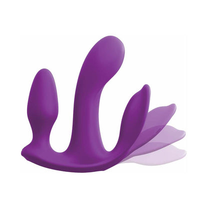 PIPEDREAM - 3SOME TOTAL ECSTASY TRIPLE STIMULATION SILICONE VIBRATOR PURPLE