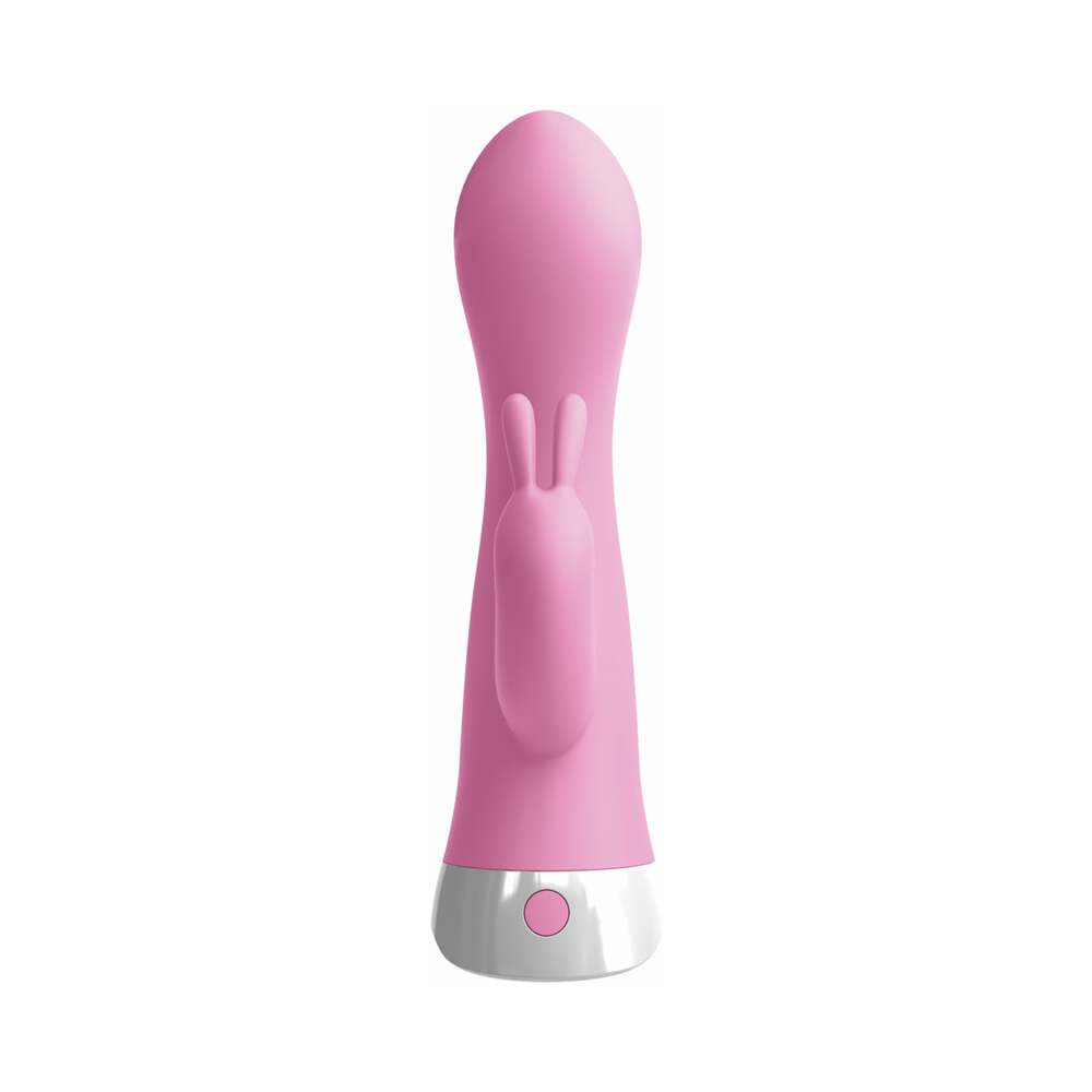 PIPEDREAM - 3SOME WALL BANGER RABBIT VIBRATOR WITH SUCTION CUP PINK