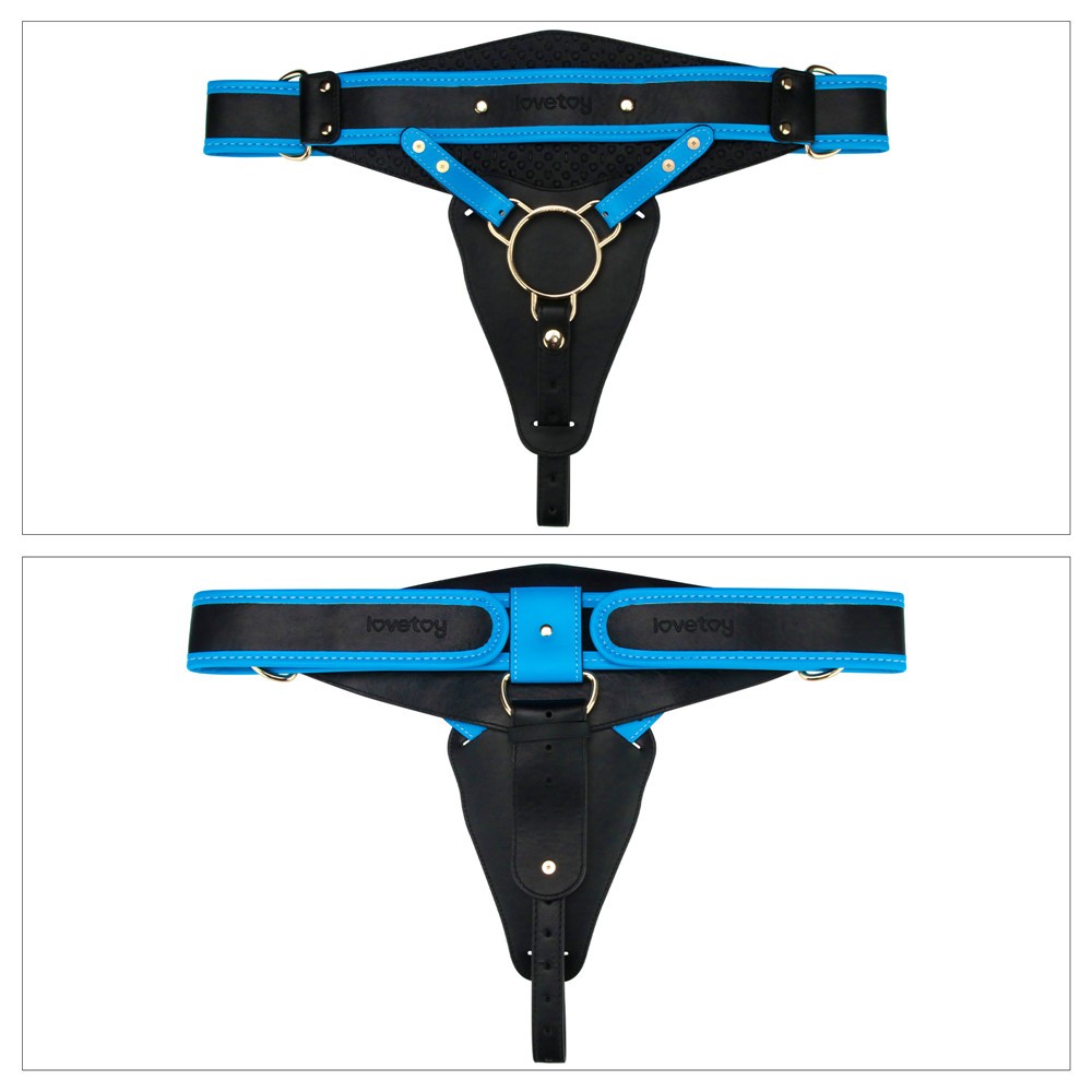 LOVETOY - VIBRATING ENHANCED STRAP ON SET 8'' XS/S/M
