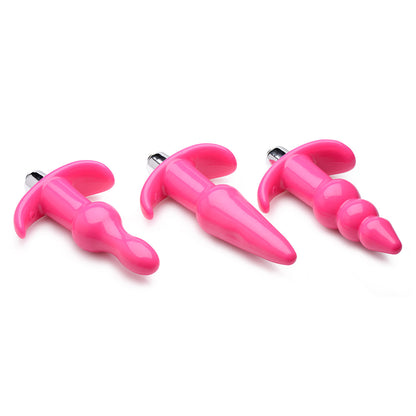 FRISKY THRILL TRIO PINK ANAL PLUG SET