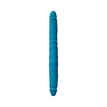 COLOURS DOUBLE PLEASURE 12 IN. DUAL ENDED DILDO BLUE