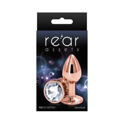 NS NOVELTIES - REAR ASSETS ROSE ANAL PLUG SMALL