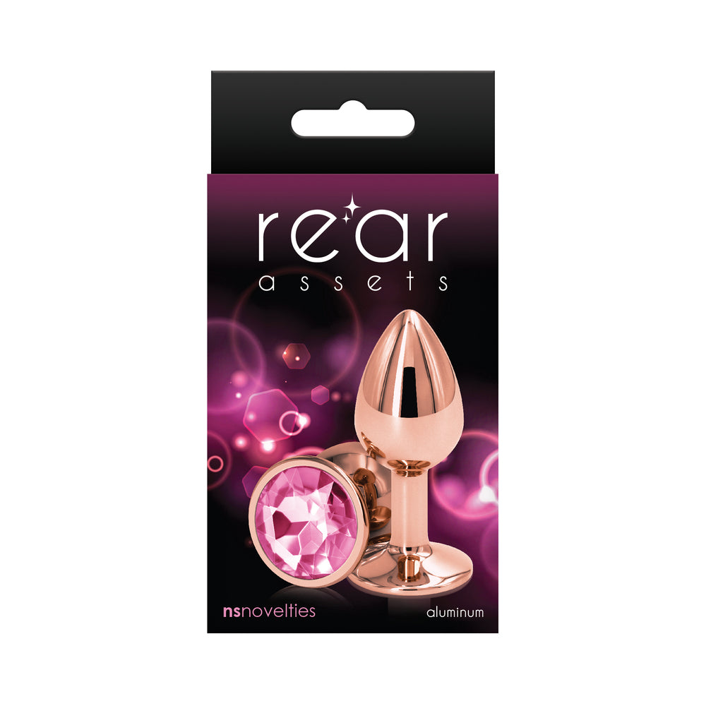 NS NOVELTIES - REAR ASSETS ROSE ANAL PLUG SMALL