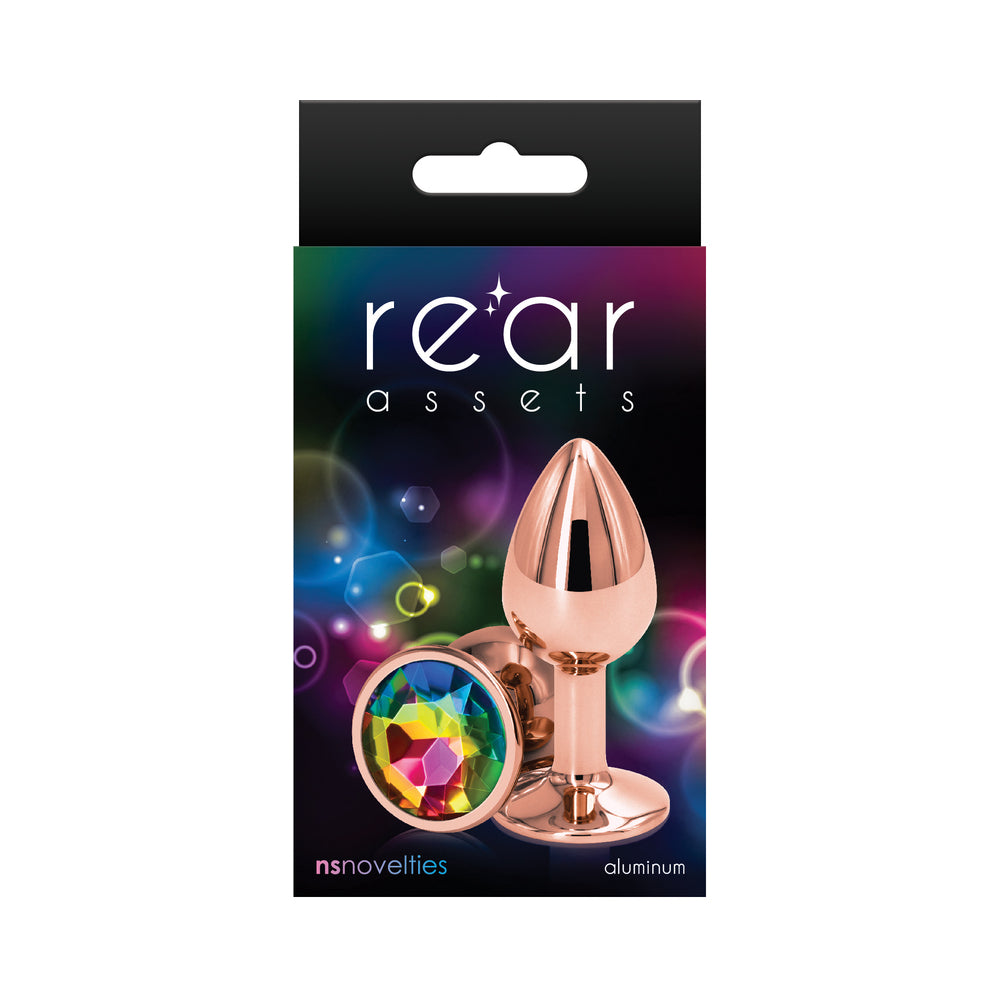 NS NOVELTIES - REAR ASSETS ROSE ANAL PLUG SMALL