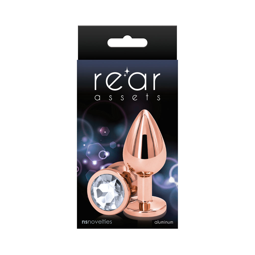 NS NOVEDADES - ENCHUFE ANAL ROSA DE ACTIVO TRASERO MEDIANO