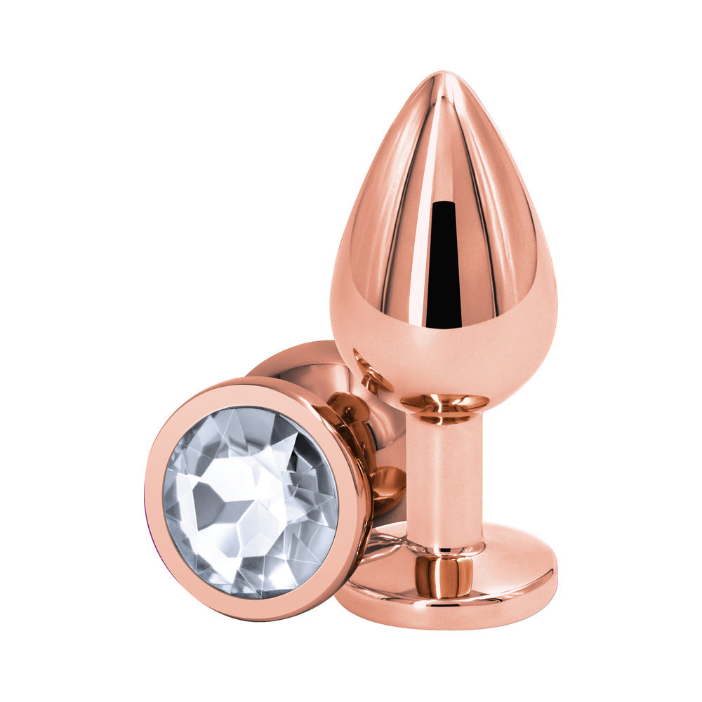 NS NOVEDADES - ENCHUFE ANAL ROSA DE ACTIVO TRASERO MEDIANO