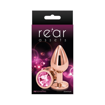NS NOVEDADES - ENCHUFE ANAL ROSA DE ACTIVO TRASERO MEDIANO