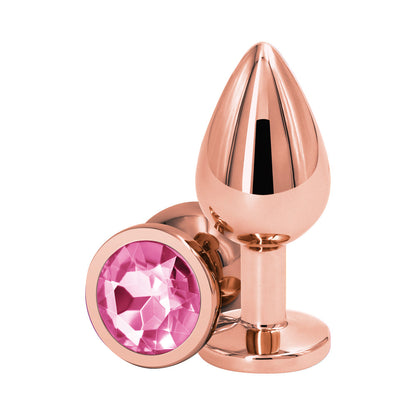 NS NOVEDADES - ENCHUFE ANAL ROSA DE ACTIVO TRASERO MEDIANO