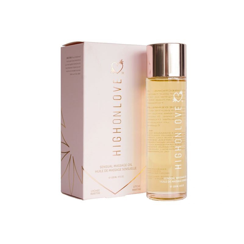 HIGHONLOVE MASSAGE OIL LYCHEE MARTINI