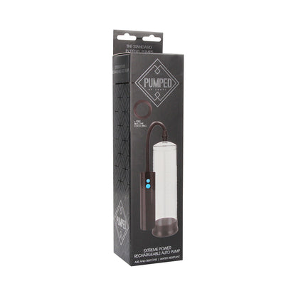 SHOTS - PUMPED EXTREME POWER RECHARGEABLE AUTOMATIC PENIS PUMP CLEAR
