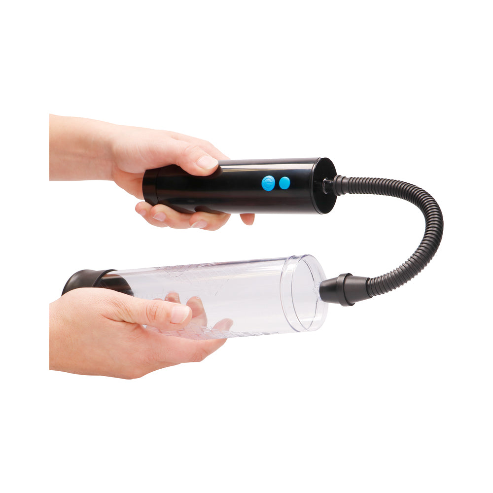 SHOTS - PUMPED EXTREME POWER RECHARGEABLE AUTOMATIC PENIS PUMP CLEAR