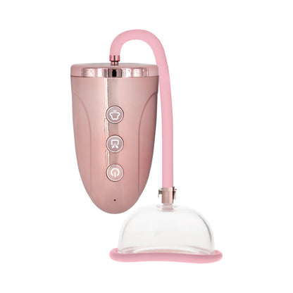 SHOTS - PUMPED RECHARGEABLE 3-SPEED PUSSY PUMP PINK