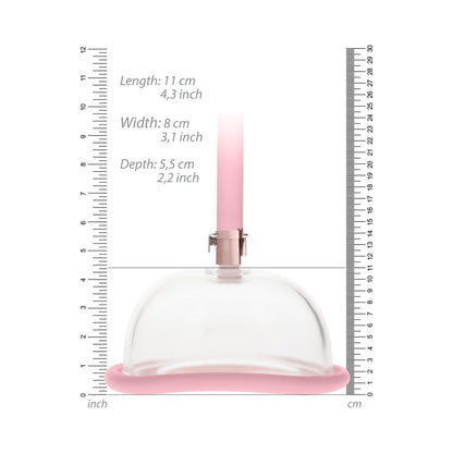 SHOTS - PUMPED RECHARGEABLE 3-SPEED PUSSY PUMP PINK