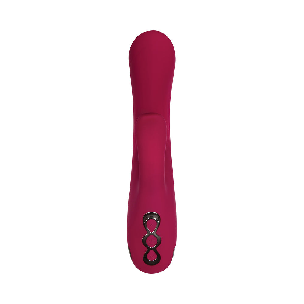 EVOLVED - RED DREAM RECHARGEABLE SILICONE DUAL STIMULATOR
