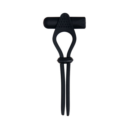 ZERO TOLERANCE - BLACK TIE AFFAIR RECHARGEABLE SILICONE COCK TIE COCKRING BLACK