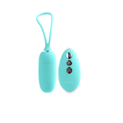 VEDO - KIWI RECHARGEABLE INSERTABLE TEASE ME TURQUISE BULLET