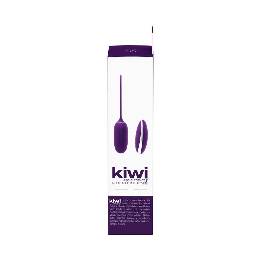 VEDO KIWI RECHARGEABLE INSERTABLE BULLET DEEP PURPLE