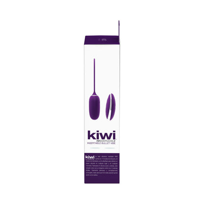 VEDO KIWI RECHARGEABLE INSERTABLE BULLET DEEP PURPLE