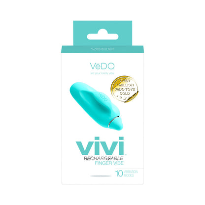 VEDO - VIVI RECHARGEABLE FINGER VIBE TEASE ME TURQUOISE