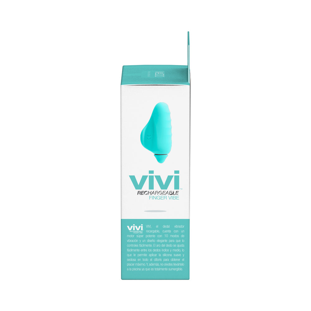 VEDO - VIVI RECHARGEABLE FINGER VIBE TEASE ME TURQUOISE