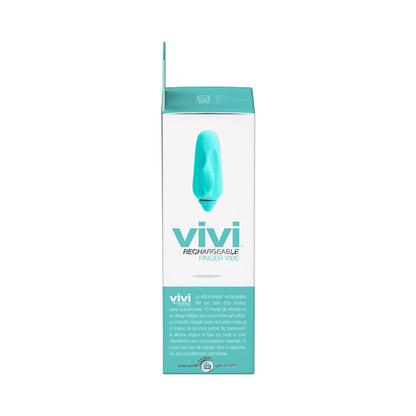 VEDO - VIVI RECHARGEABLE FINGER VIBE TEASE ME TURQUOISE