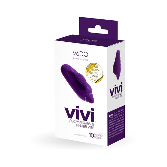 VEDO - VIVI RECHARGEABLE FINGER VIBE DEEP PURPLE
