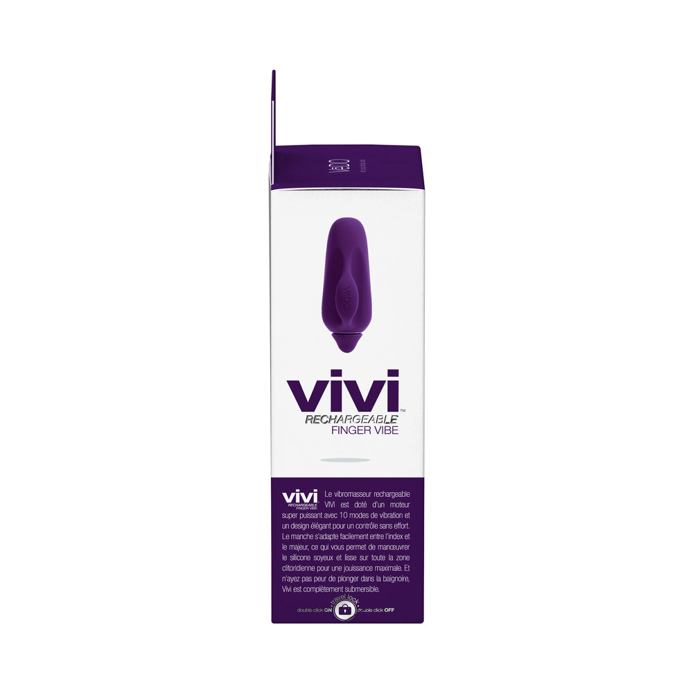 VEDO VIVI RECHARGEABLE FINGER VIBE DEEP PURPLE