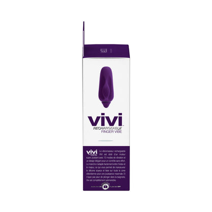 VEDO VIVI RECHARGEABLE FINGER VIBE DEEP PURPLE