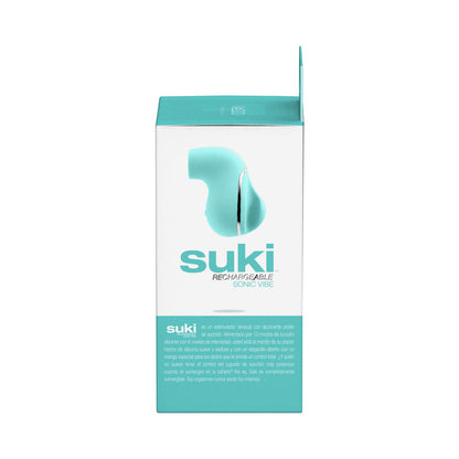 VEDO - SUKI SONIC SUCTION RECHARGEABLE VIBRATOR TEASE ME TURQUOISE
