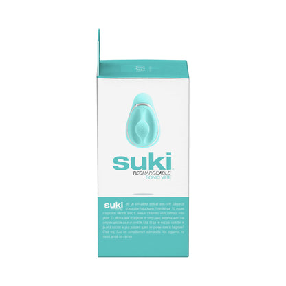 VEDO SUKI SONIC SUCTION RECHARGEABLE VIBRATOR TEASE ME TURQUOISE