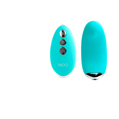 VEDO - NIKI RECHARGEABLE PANTY VIBE TEASE ME TURQUOISE