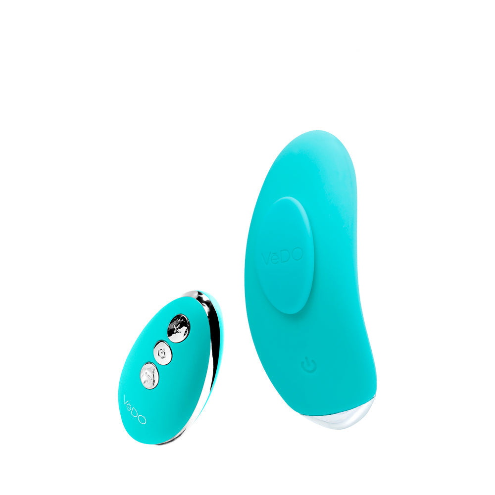 VEDO NIKI RECHARGEABLE PANTY VIBE TEASE ME TURQUOISE