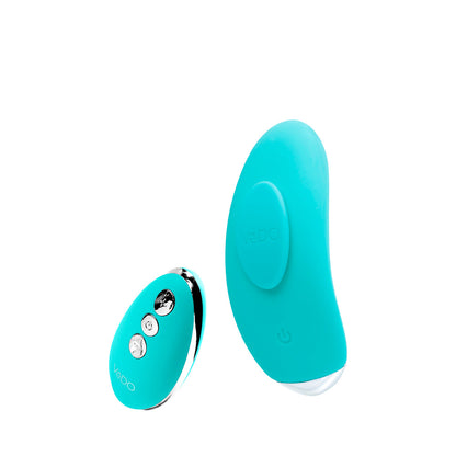 VEDO NIKI RECHARGEABLE PANTY VIBE TEASE ME TURQUOISE