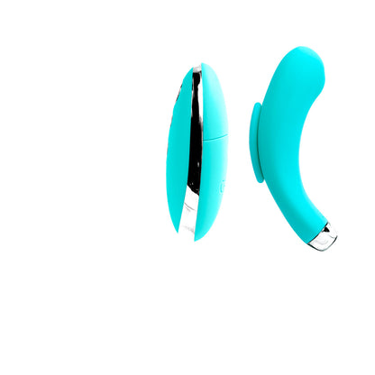 VEDO NIKI RECHARGEABLE PANTY VIBE TEASE ME TURQUOISE