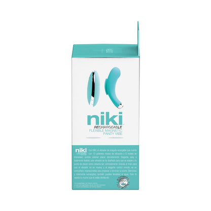 VEDO - NIKI RECHARGEABLE PANTY VIBE TEASE ME TURQUOISE